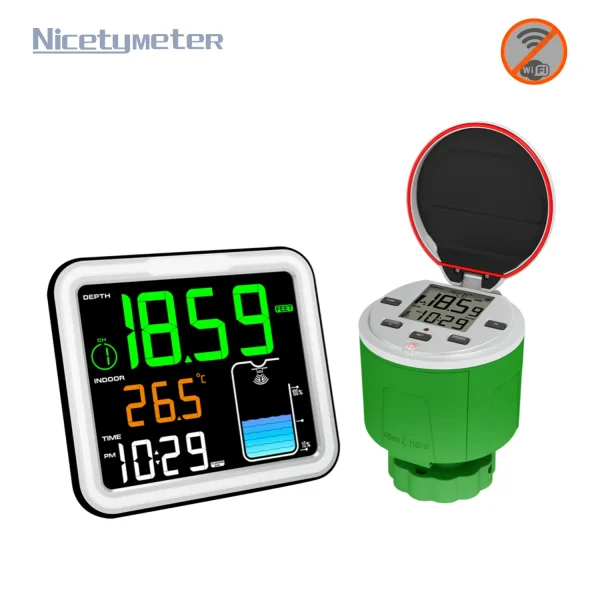 FT0024 Solar Powered Ultrasonic Tank Level Gauge for Liquid Level Monitoring