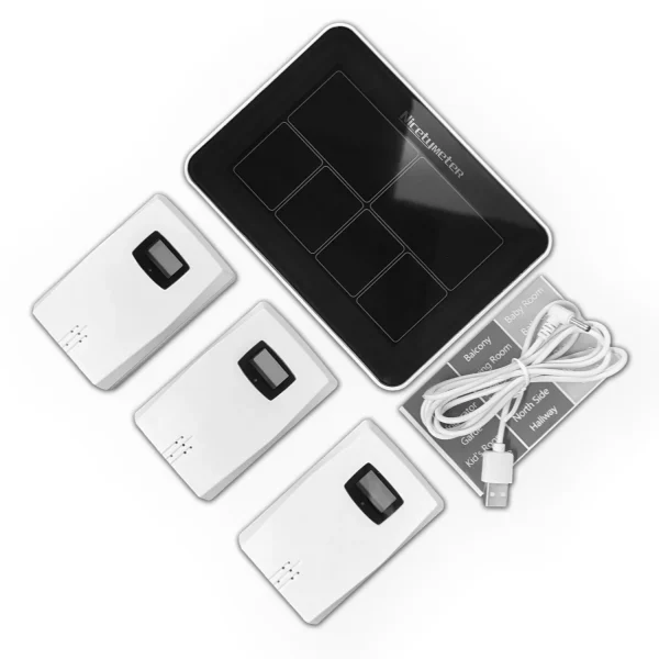 WS6681 Multi-Channel Temperature Humidity Weather Station | Indoor Outdoor Monitoring